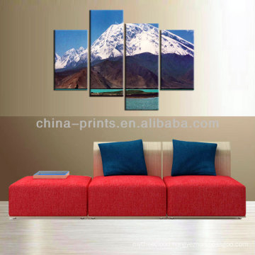 Home Decor Snow Moutain Scenery Art Painting